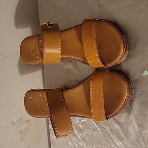 Mallory All Man Made, Made in Italy Open Toe Sandals, Size: 6.5